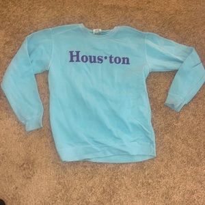 Adult small comfort color sweatshirt teal color
